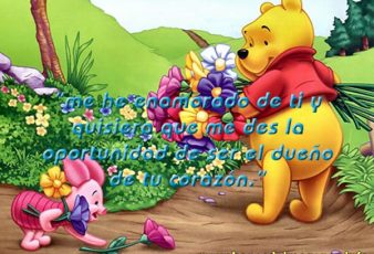 postales de amor Winnie Pooh