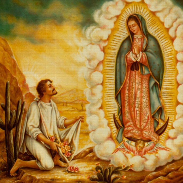 Nuestra Señora de Guadalupe con Jesus
